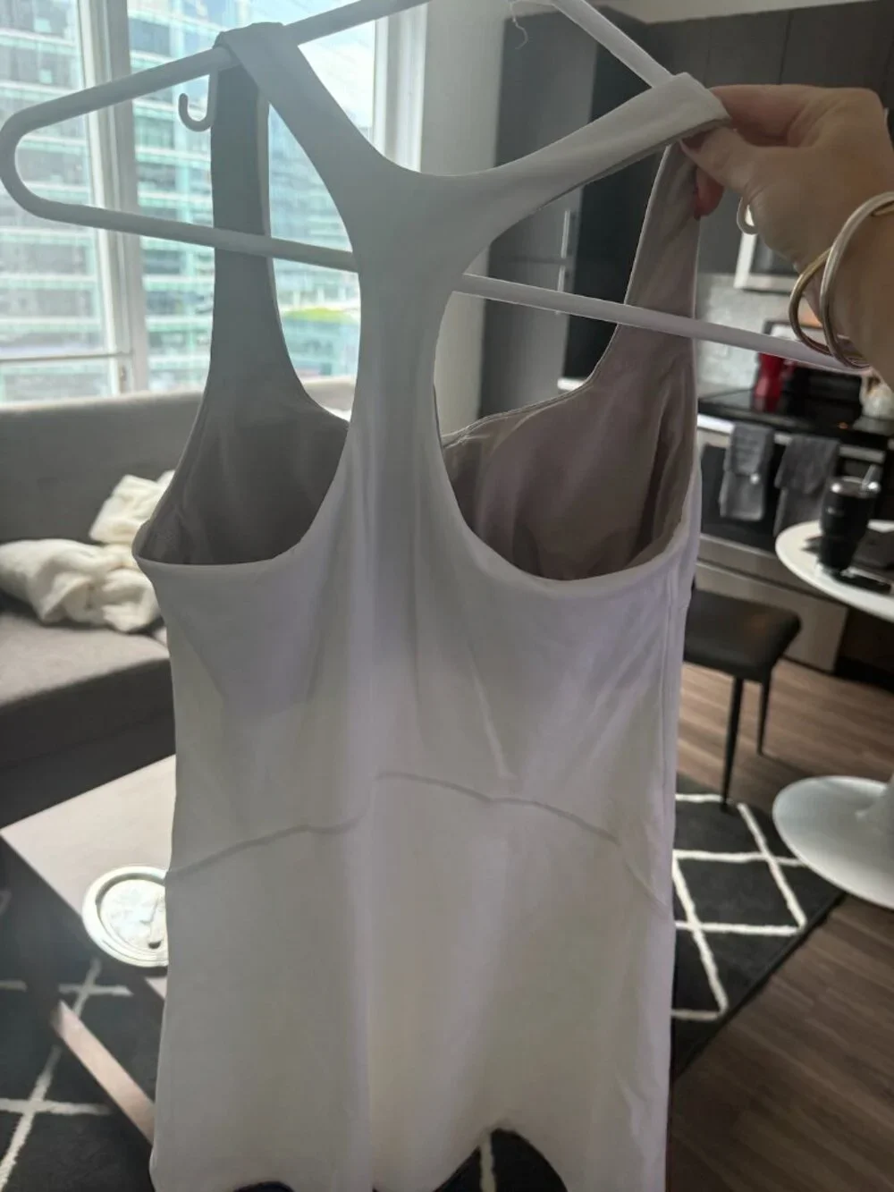 Lululemon White Racerback Athletic Tennis Dress | Size 2